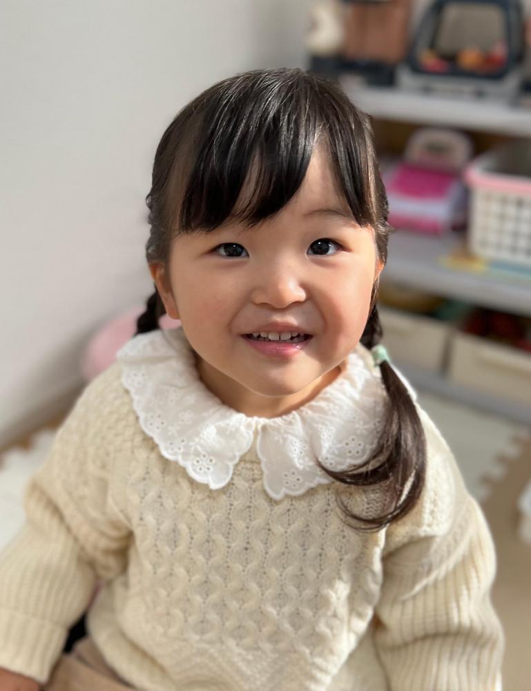 くりばやし　めい ちゃんの写真