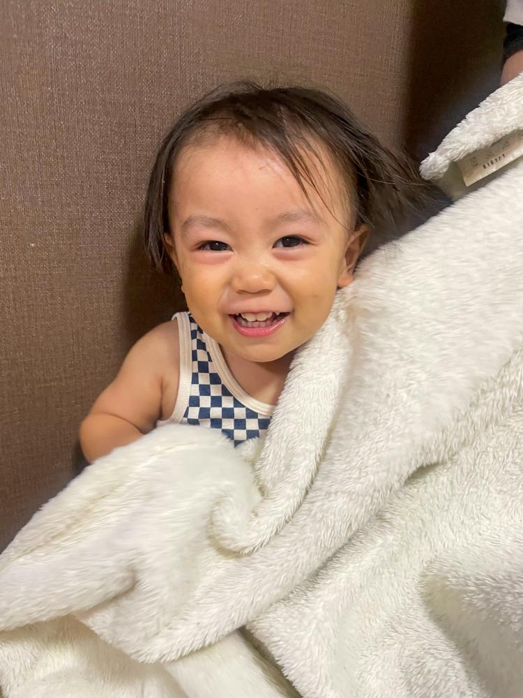 とみた　むつき ちゃんの写真