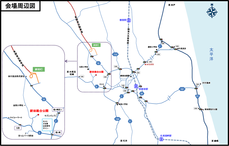会場周辺図