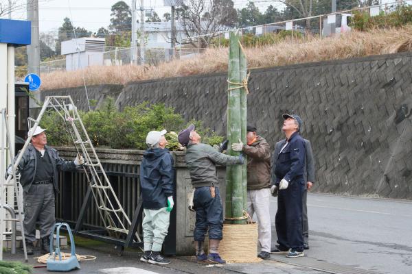 門松設置(1)