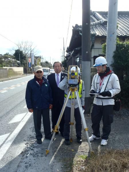 国道51号子生地区歩道整備(1)