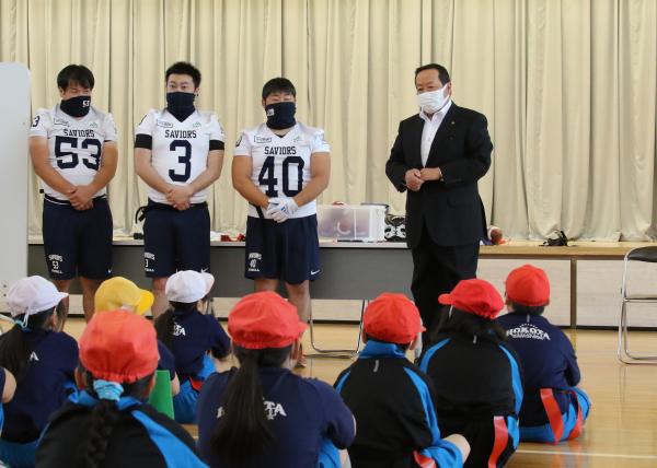 20220511鉾田北小学校フラッグフットボール