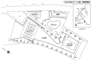 くぬぎの森施設配置図