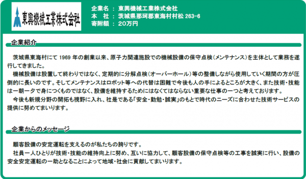 東興機械工業株式会社