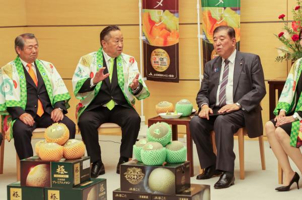 R7.5.22　首相官邸表敬訪問の様子(2)