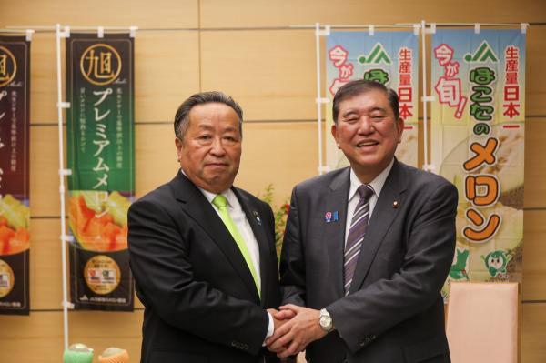 R7.5.22　首相官邸表敬訪問の様子(4)