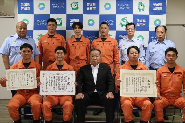 R7.6.18　鹿行広域消防本部表敬訪問の様子