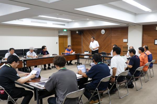 R7.7.30_津波に伴う災害対策本部の様子