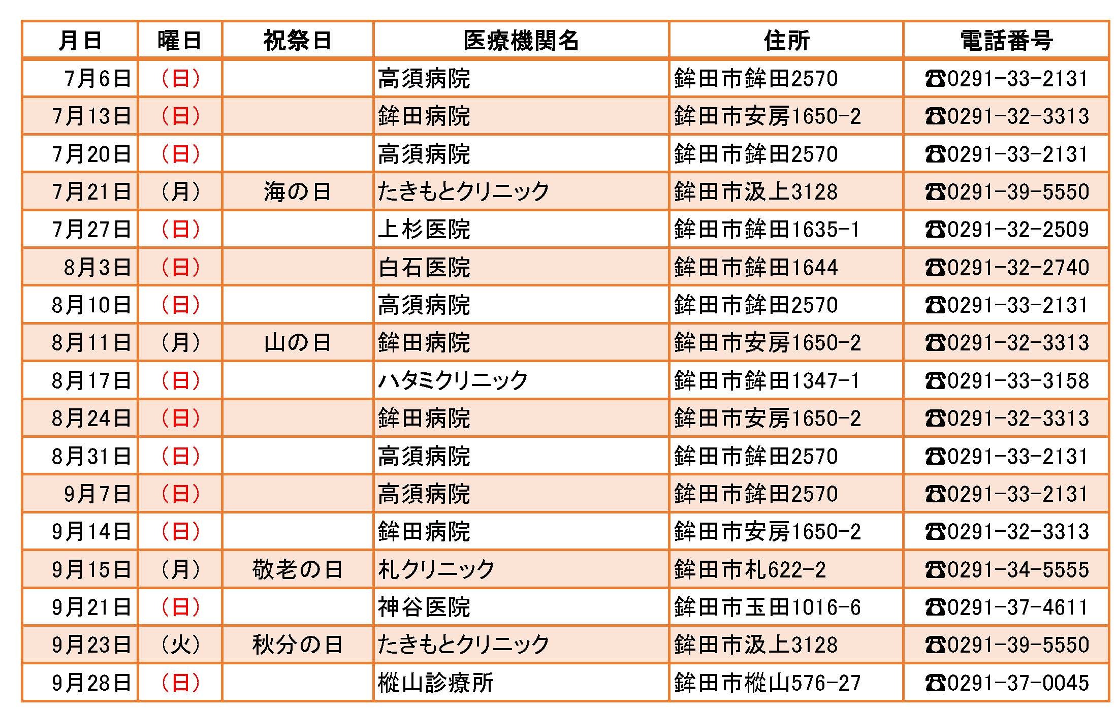 休日2