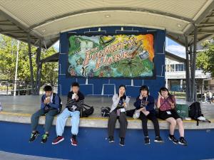 公園でランチ