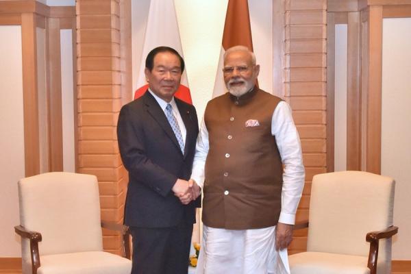 モディ首相と額賀衆議院議長 面会