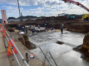 旭小学校 地盤改良2