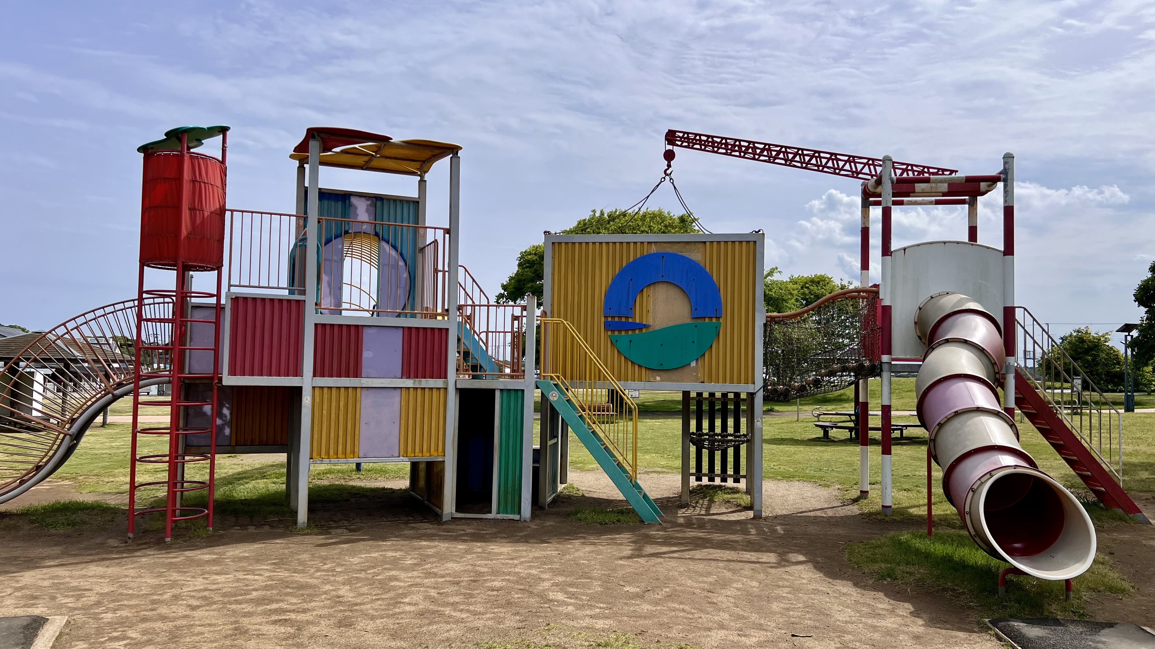 鹿島灘海浜公園中型複合遊具