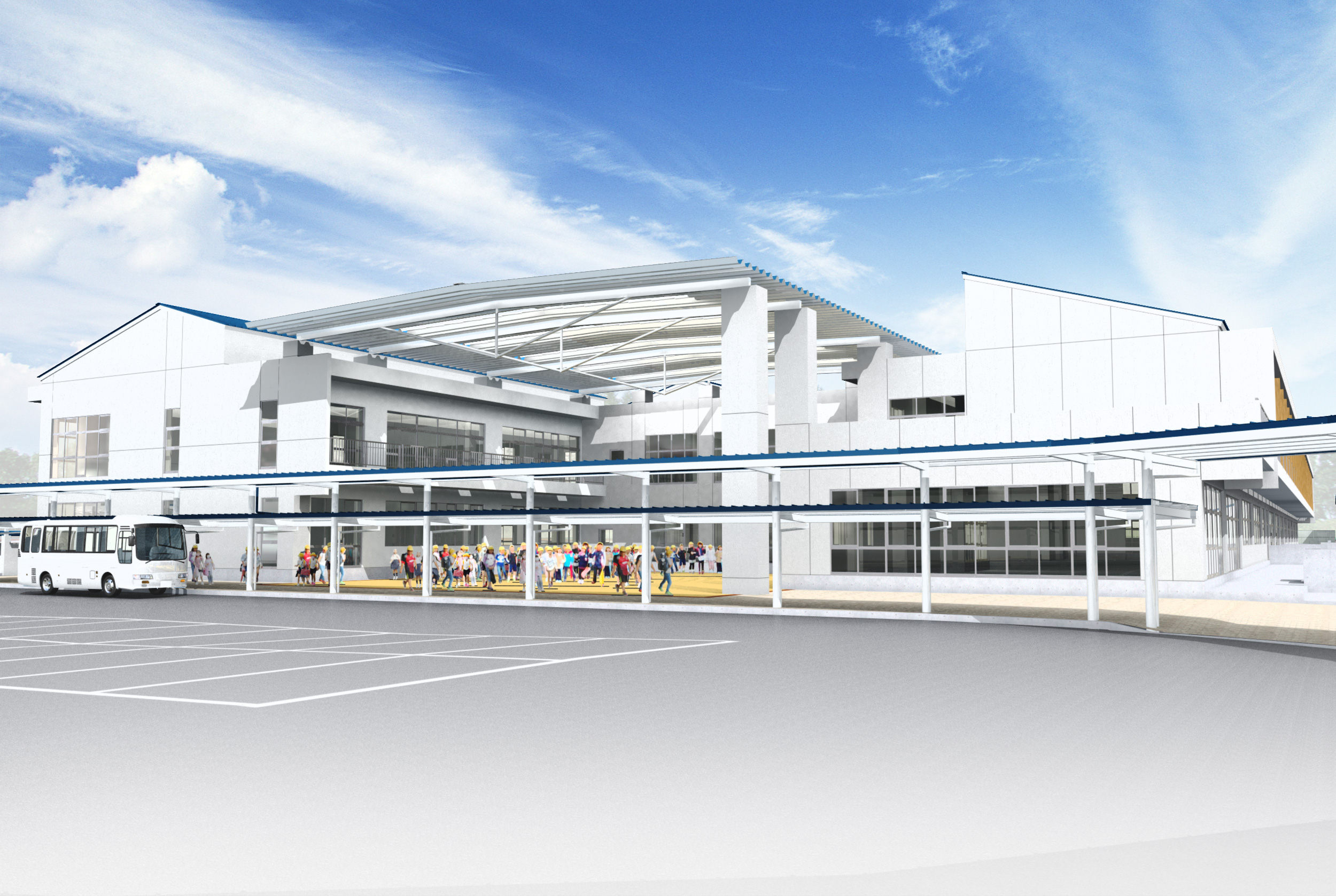 旭小学校 パース