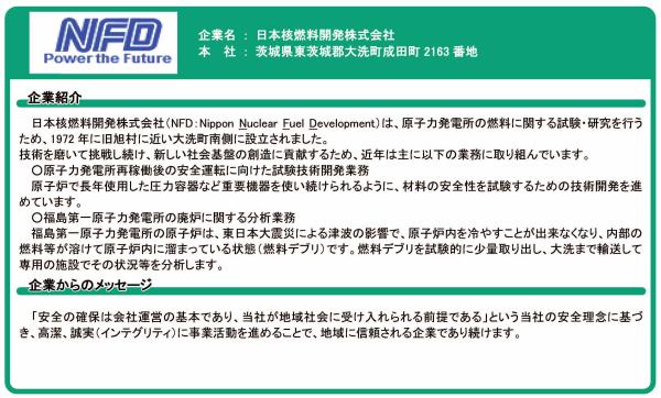 日本核燃料開発株式会社