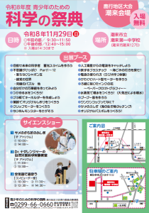 R8科学の祭典チラシ裏